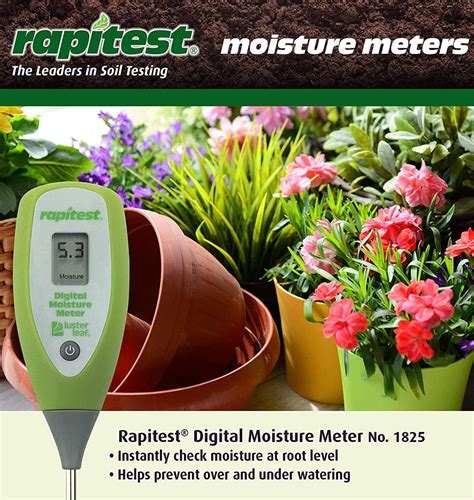 how to read digital soil moisture meter rapitest|rapitest moisture meter instructions.